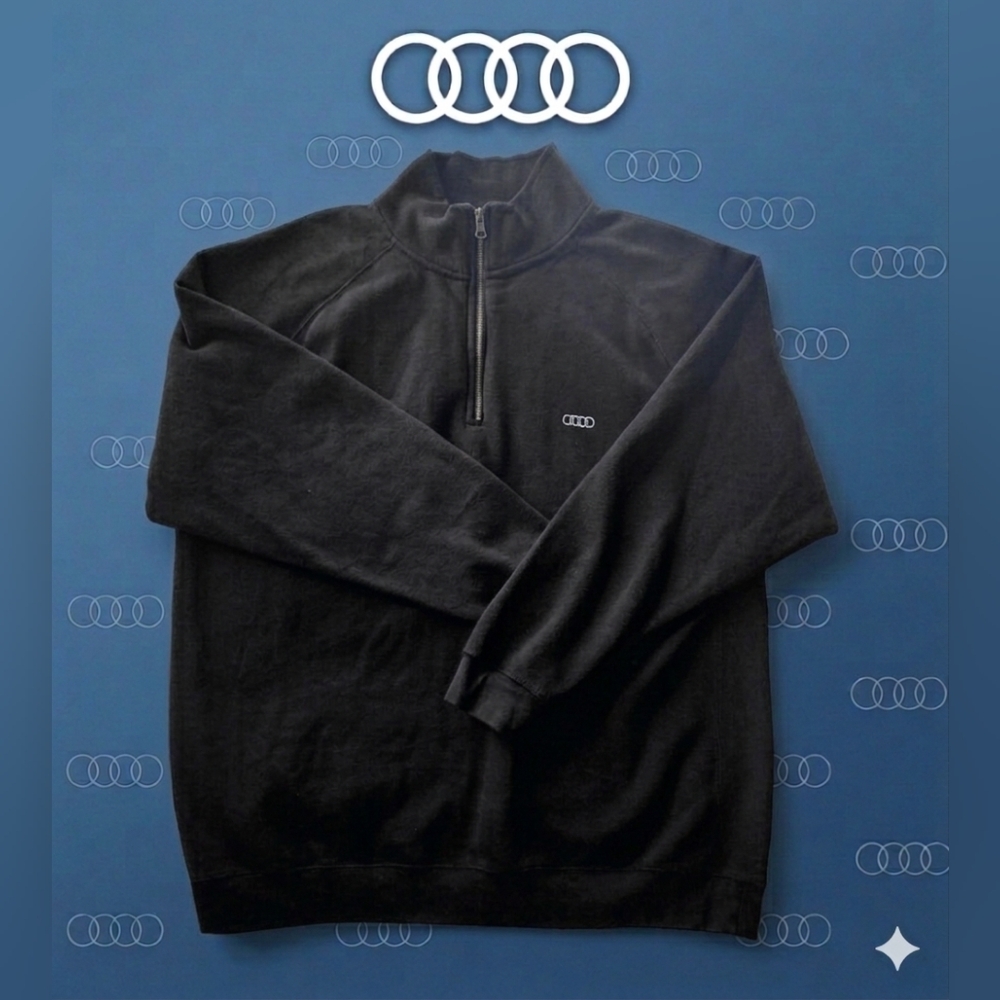 Flow Volkswagen Audi Sport Tek 1/4 Zip Pullover Audi Merchandise Sz XL